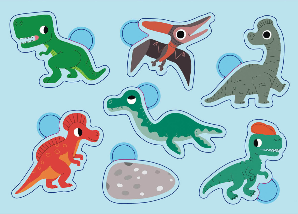 Auzou - Mine Første Klistermærker - Dinosaurer