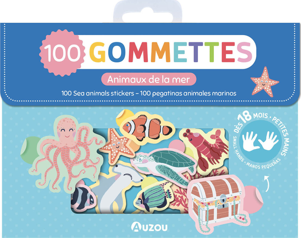 Auzou - Mine Første Klistermærker - Havets Dyr