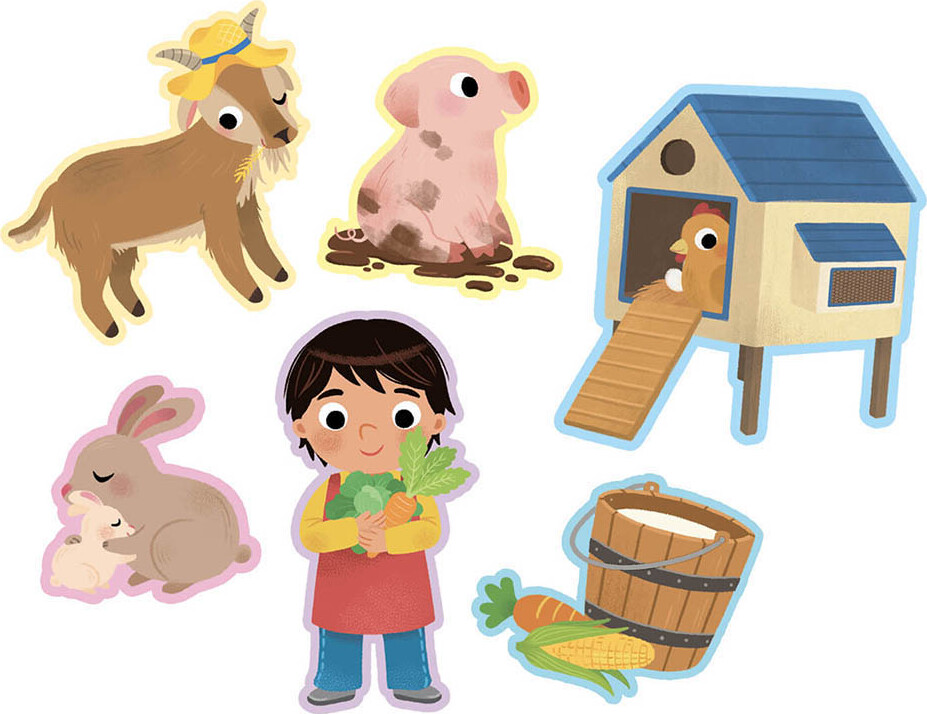 Auzou - Mine Første Klistermærker - På Landet