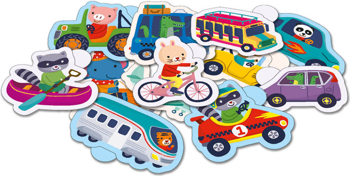 Auzou - Mine Første Klistermærker - Transportmidler