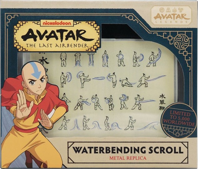 Avatar The Last Airbender - Waterbending Scroll Metal Replica