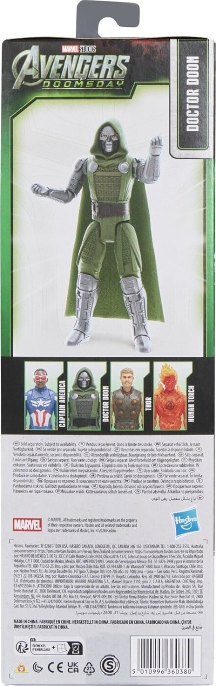 Avengers - Dr Doom Action Figur - 29 2 Cm - Hasbro G2826
