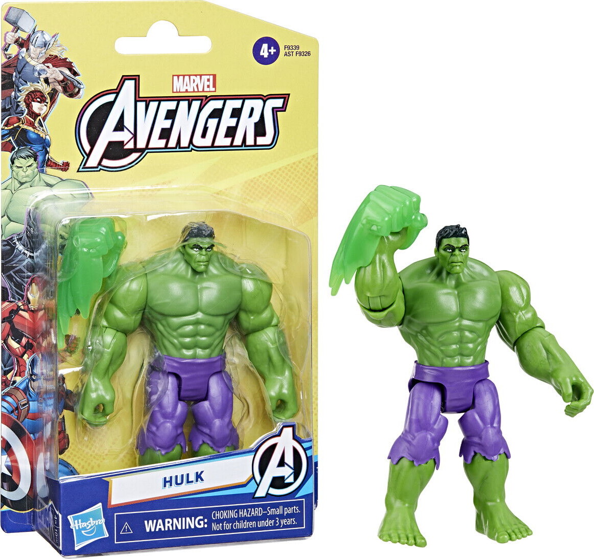 Avengers - Hulk Deluxe Action Figur - 10 Cm - Hasbro F9339