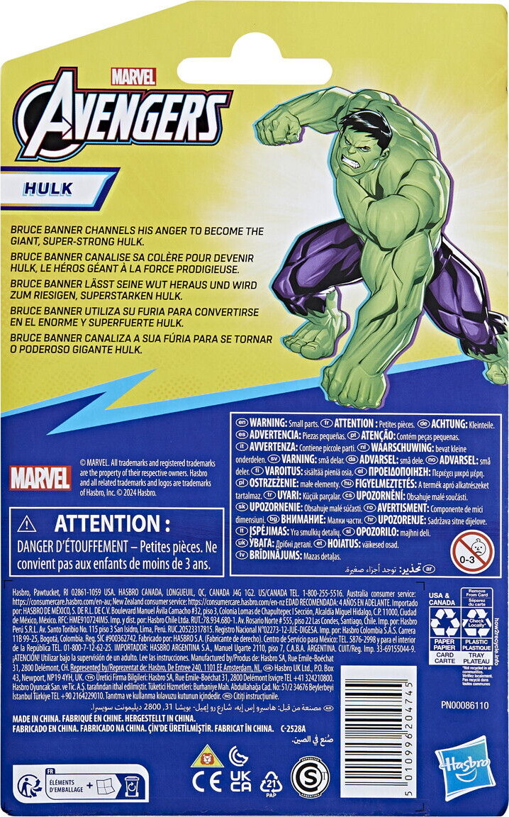 Avengers - Hulk Deluxe Action Figur - 10 Cm - Hasbro F9339