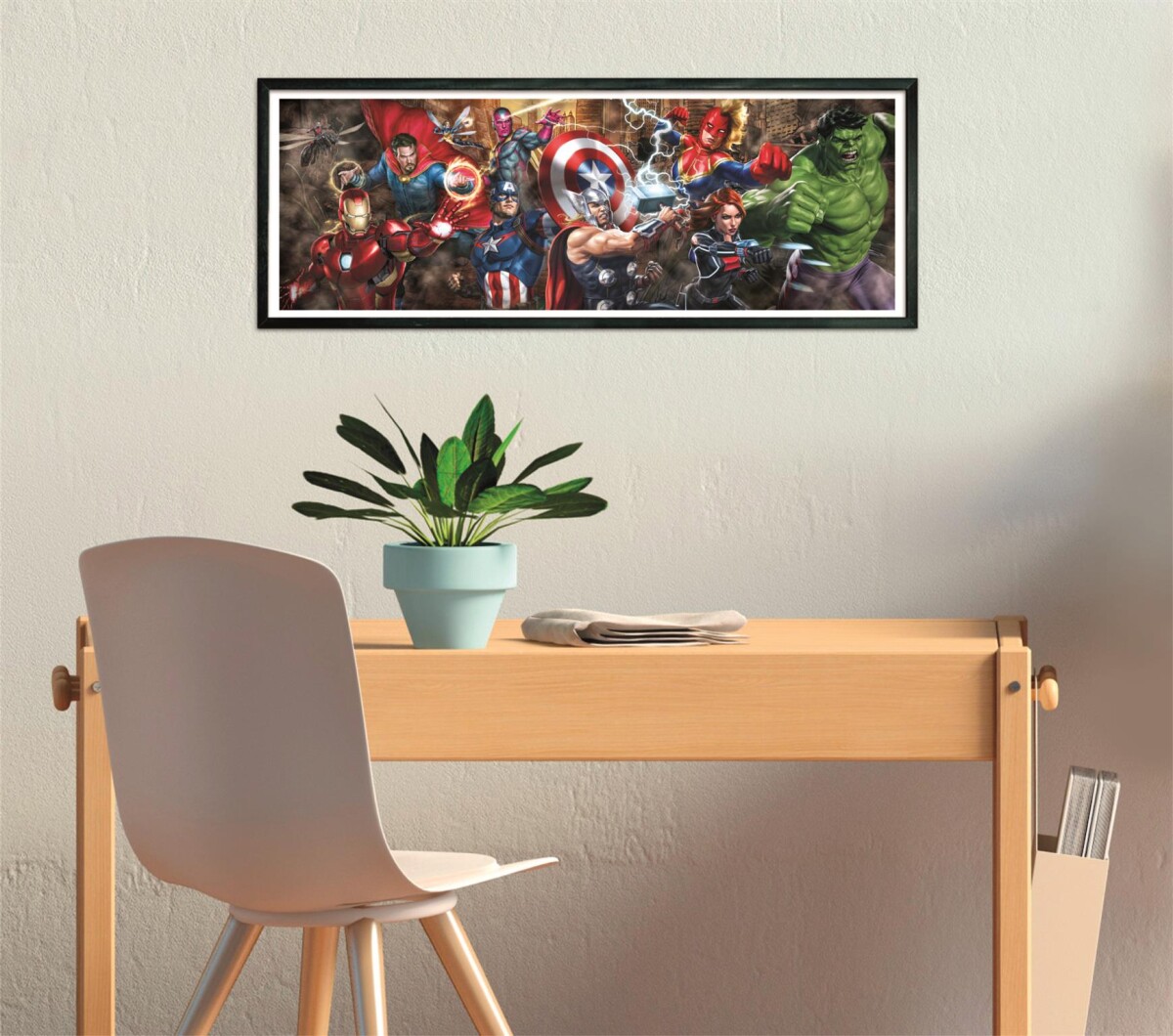 Avengers Puslespil - Marvel - Panorama - 1000 Brikker - Clementoni