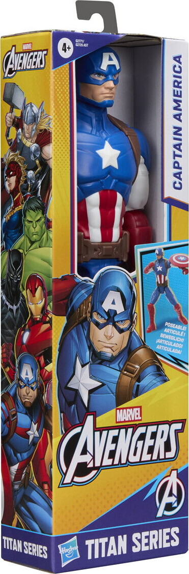 Avengers - Captain America Titan V2 Figur - 30 Cm - Hasbro G2771