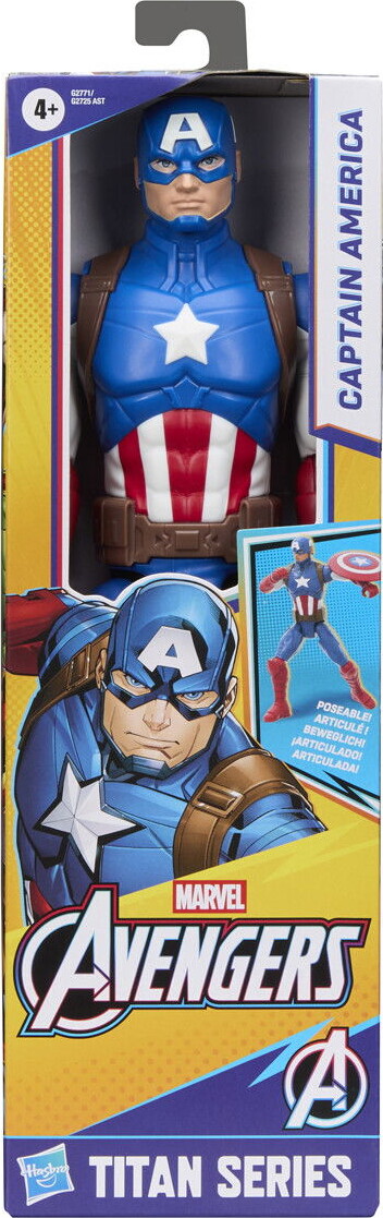 Avengers - Captain America Titan V2 Figur - 30 Cm - Hasbro G2771