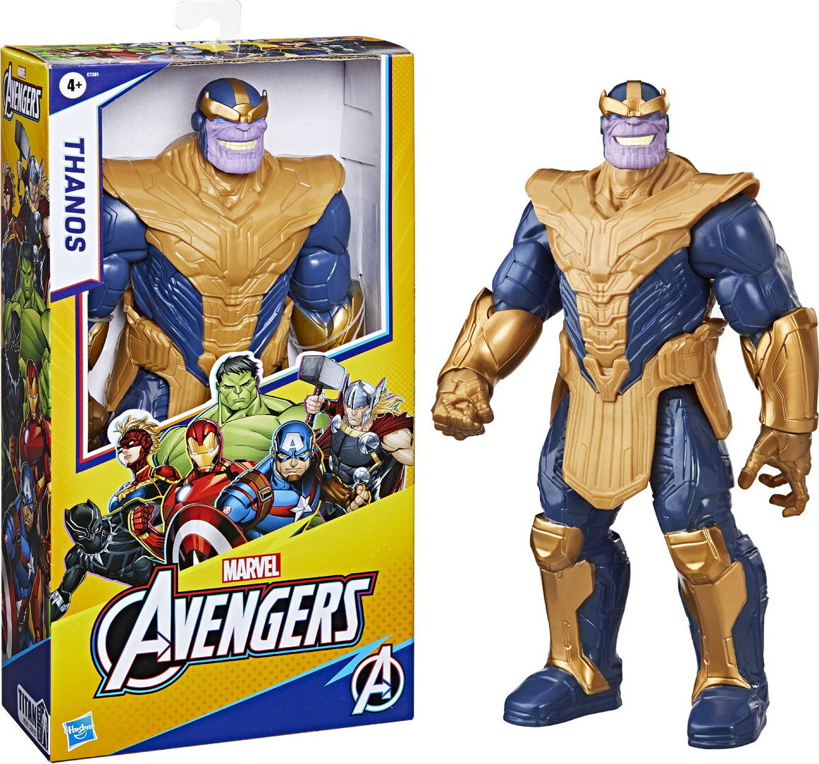 Thanos Figur - Avengers - Titan Hero Series - Deluxe - 30 Cm