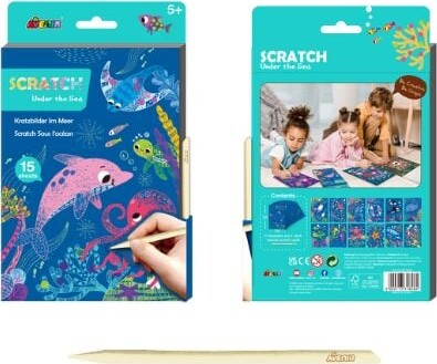 Scratch Art - En Tur I Havet - A5 - Avenir