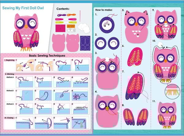 Avenir - Min Første Ugle Bamse Sy-Selv