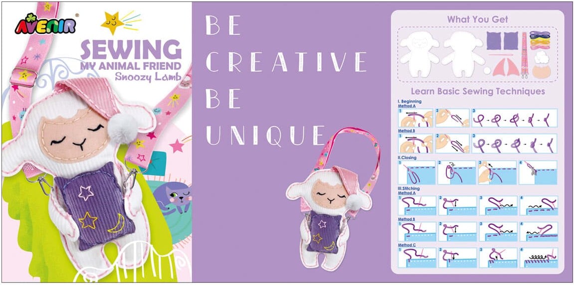 Avenir - Sy-Selv Bamse Søvnigt Lam