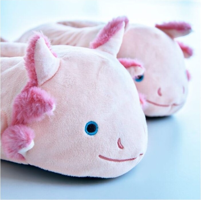 Axolotl Slippers - Hjemmesko - One-Size - Pink