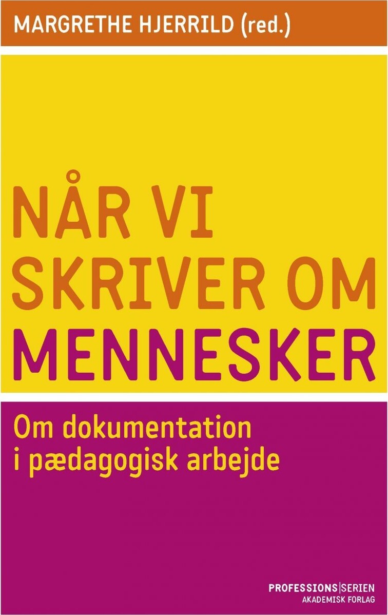 Når Vi Skriver Om Mennesker