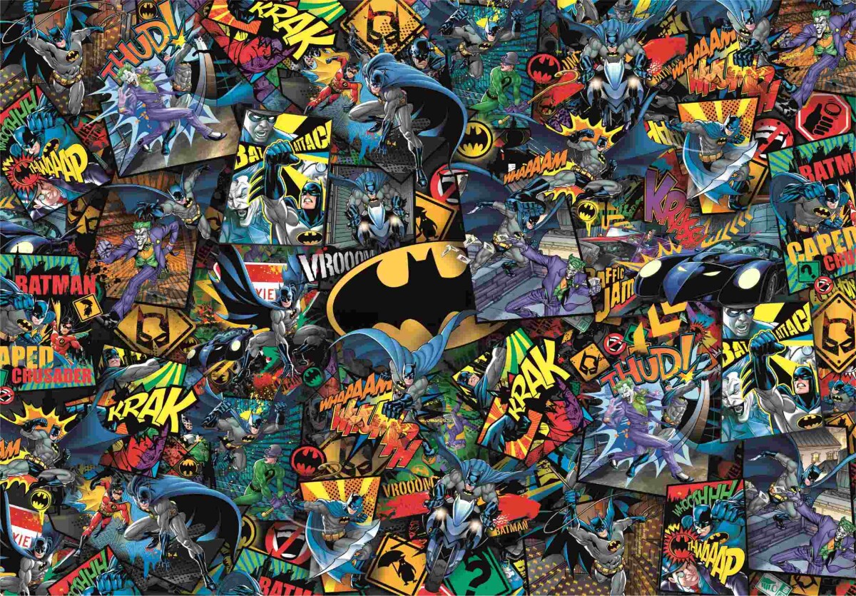Batman Puslespil - Impossible - 1000 Brikker - Clementoni