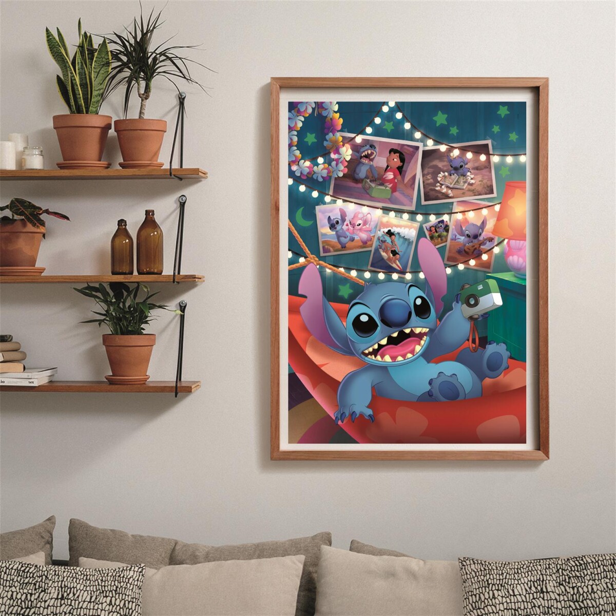 Disney Puslespil - Stitch - 1000 Brikker - Clementoni