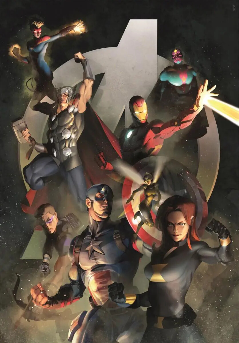Avengers Puslespil - Marvel - 1000 Brikker - Clementoni