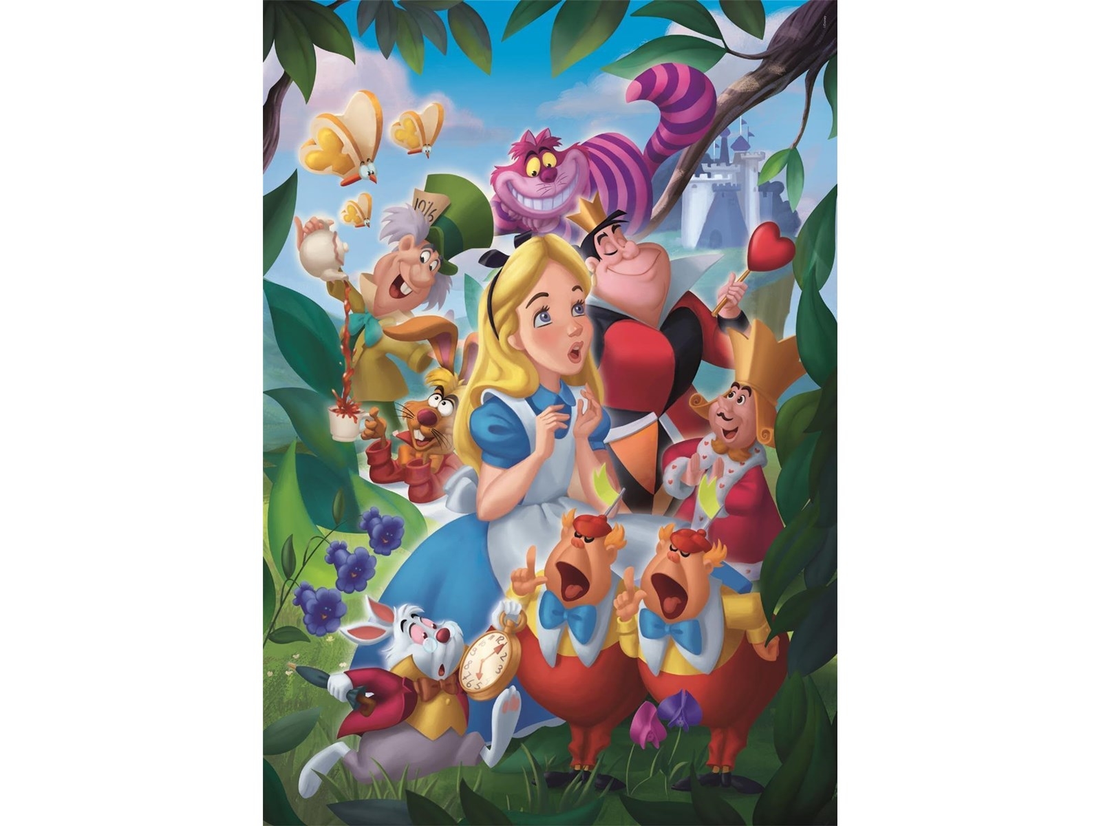 Disney Puslespil - Alice I Eventyrland - 1000 Brikker - Clementoni