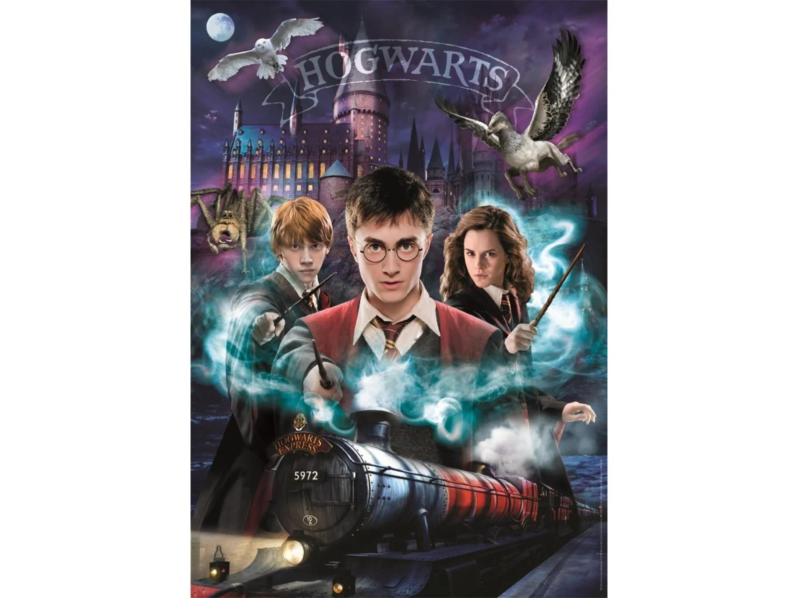 Harry Potter Puslespil - Da Decidere - High Quality - 1000 Brikker -