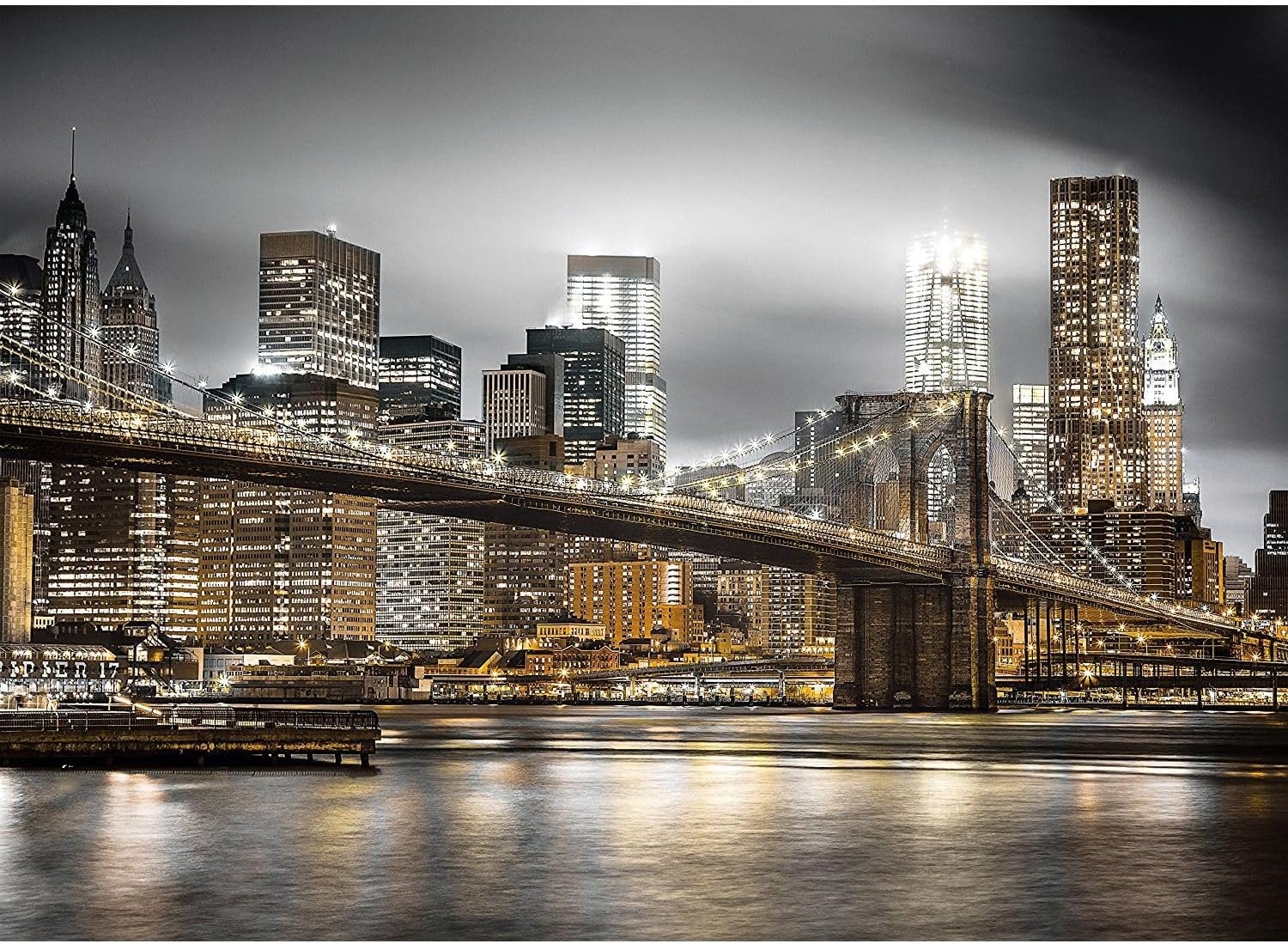 Clementoni Puslespil - New York Skyline - High Quality - 1000 Brikker