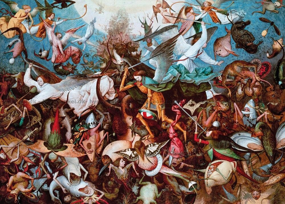 Clementoni Puslespil - Bruegel Angels - Museum - 1000 Brikker
