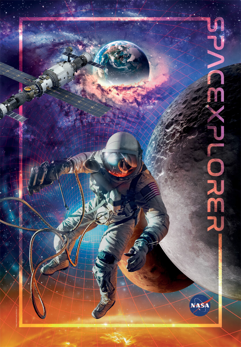 Clementoni Puslespil - Nasa - Space Collection - 1000 Brikker