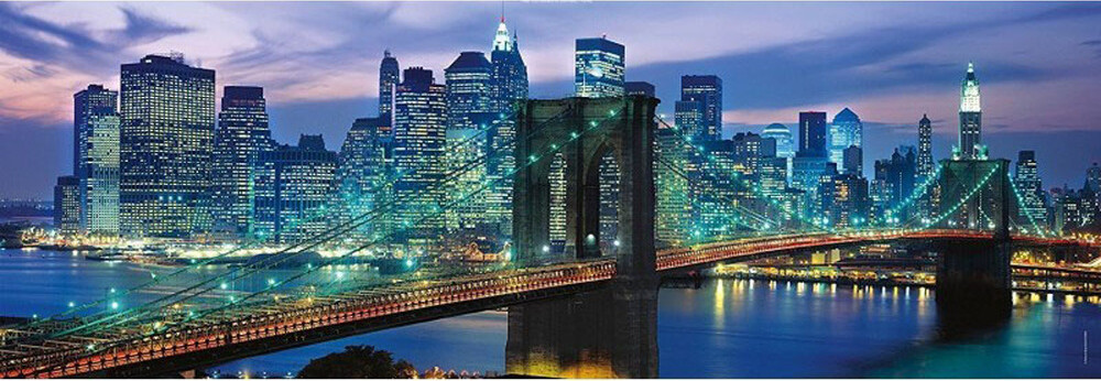 Clementoni Puslespil - Brooklyn Bridge - High Quality Panorama - 1000