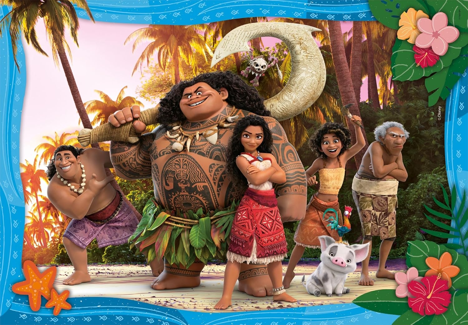Disney Puslespil - Vaiana 2 - Super - 104 Brikker - Clementoni