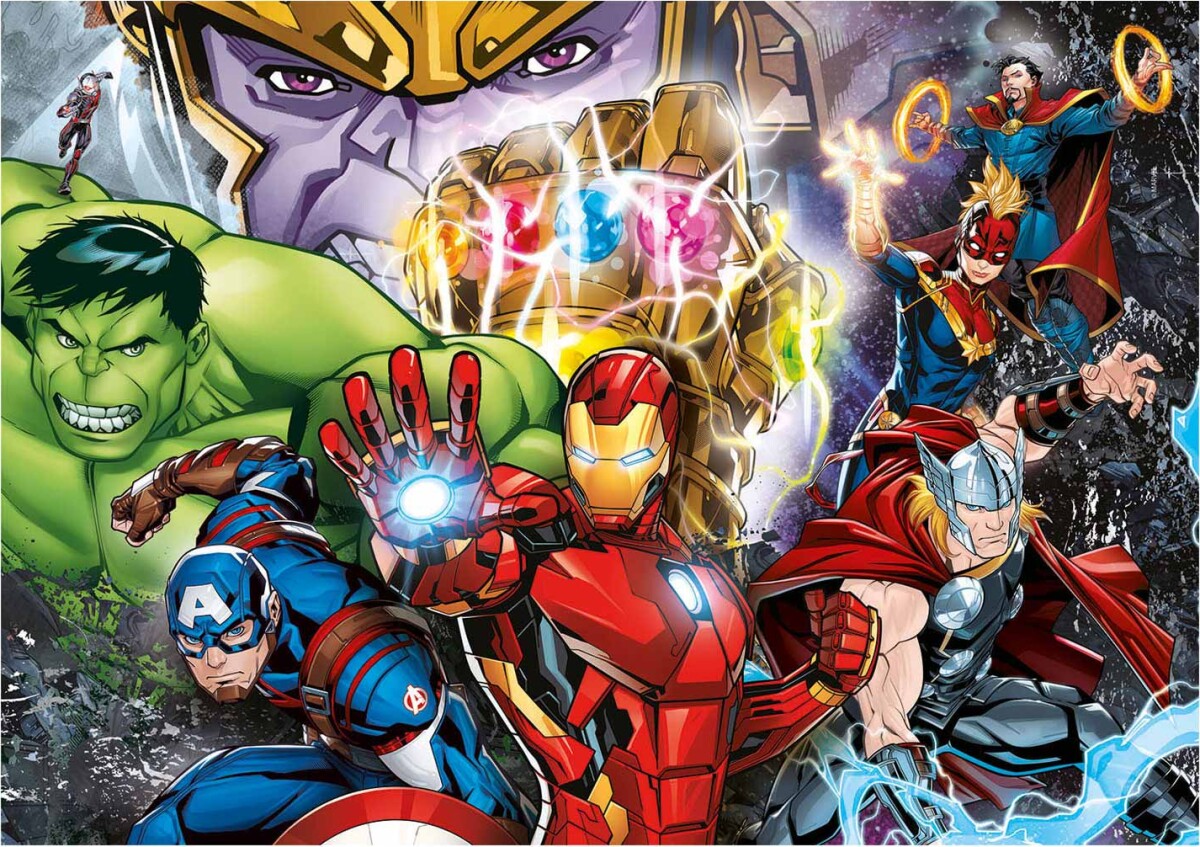 Køb Marvel Puslespil - Avengers - Brilliant - 104 Brikker - Clementoni ...