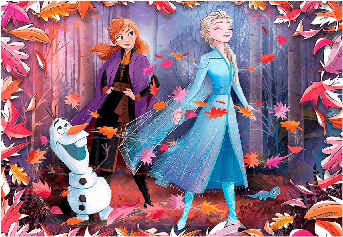 Køb Frost Puslespil - Disney Frost 2 - Super Color - 104 Brikker ...