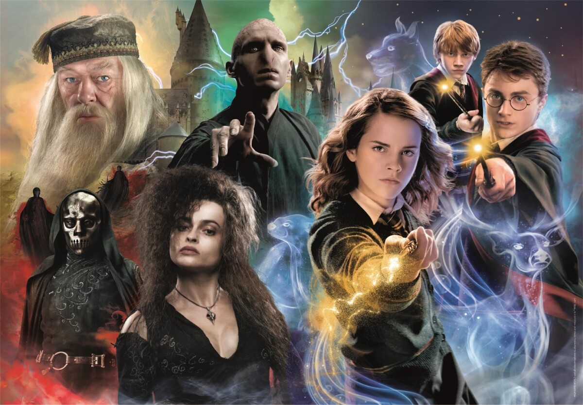 Harry Potter Puslespil - Super Color - 104 Brikker - Clementoni