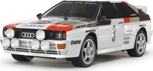Tamiya - Audi Quattro Rallye A2 Tt-02 Rc Byggesæt - 1 10 - 58667
