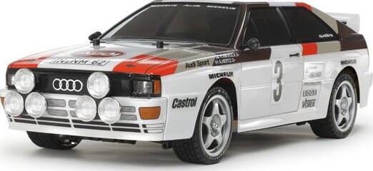 Tamiya - Audi Quattro Rallye A2 Tt-02 Rc Byggesæt - 1 10 - 58667