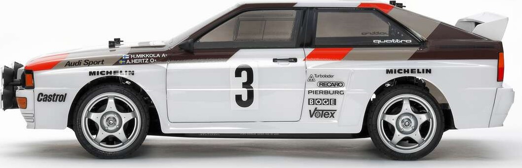 Tamiya - Audi Quattro Rallye A2 Tt-02 Rc Byggesæt - 1 10 - 58667