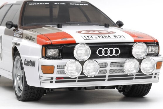 Tamiya - Audi Quattro Rallye A2 Tt-02 Rc Byggesæt - 1 10 - 58667