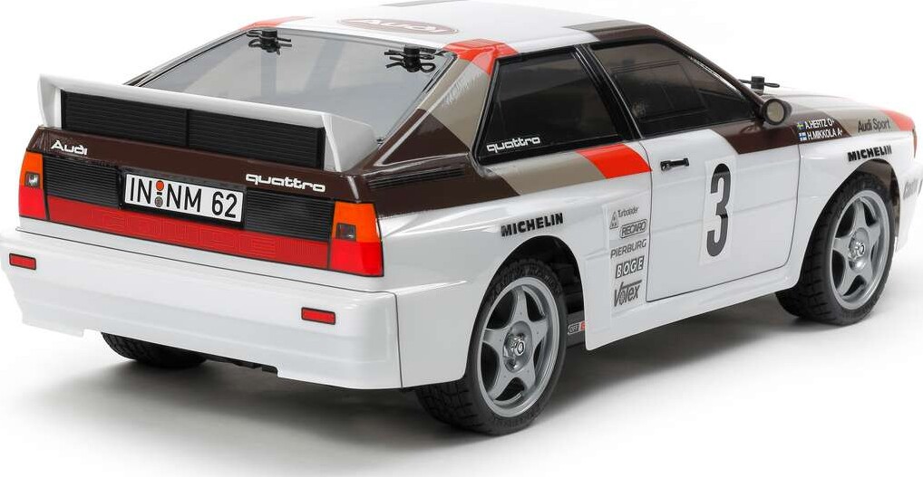Tamiya - Audi Quattro Rallye A2 Tt-02 Rc Byggesæt - 1 10 - 58667