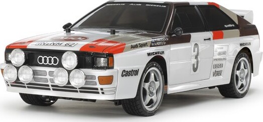 Tamiya - Audi Quattro Rallye A2 Tt-02 Rc Byggesæt - 1 10 - 58667