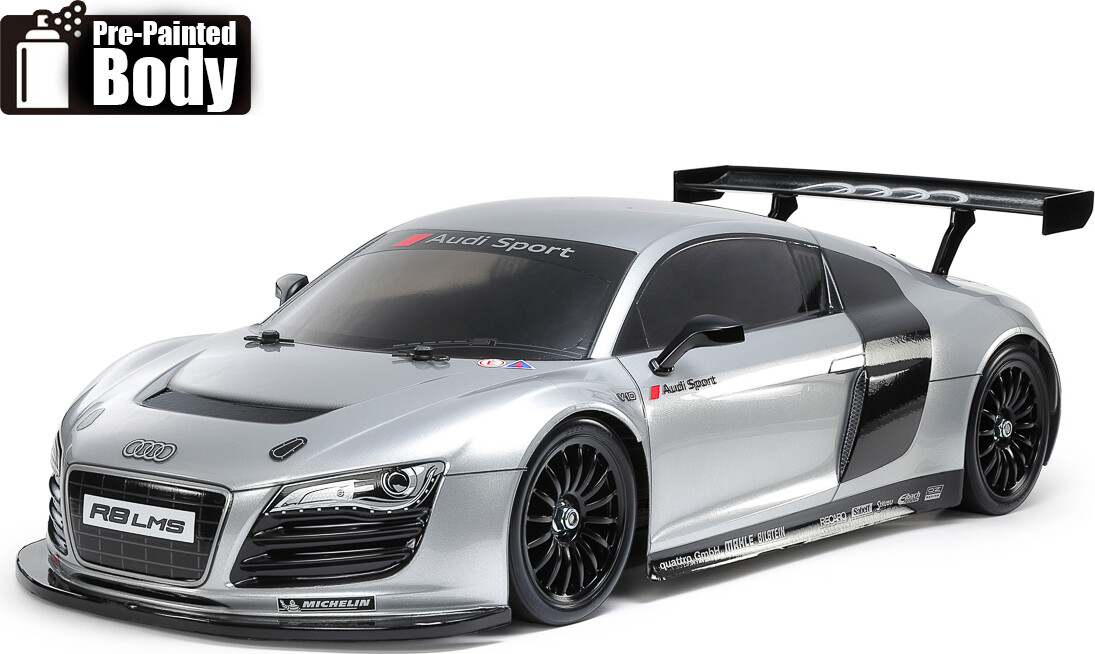 Tamiya 47517 - Audi R8 Lms 200 Rc - Tt-02 - Pre-Painted - 1 10