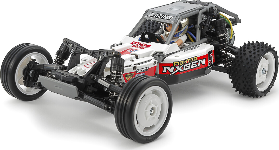 Tamiya - Rc Fighter Nxgen Dt-04 - 110 Fjernstyret Bil Byggesæt