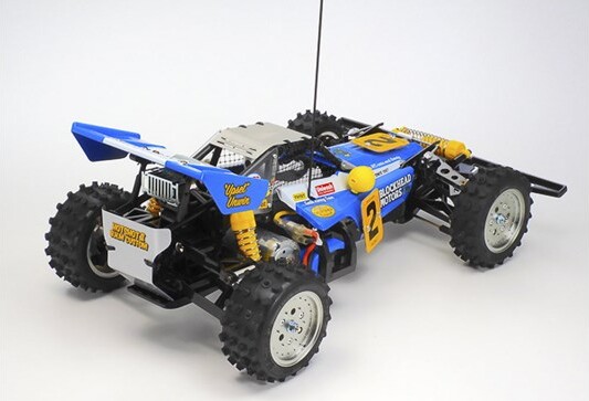 Tamiya - Rc Hotshot Ii Blockhead Motors Fjernstyret Bil Byggesæt - 1 10 -