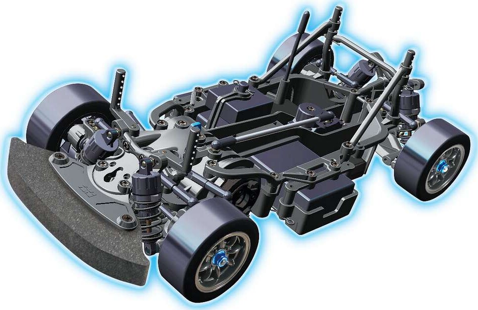 Tamiya - M-07 Concept Chassis Kit Rc Byggesæt - 1 10 - 58647