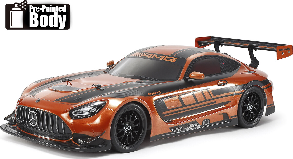 Tamiya 47519 - Rc Mercedes-Amg Gt3 Evo Painted Tt02 - 1 10