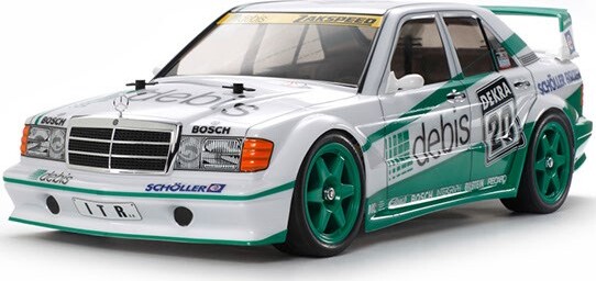 110 Rc Mercedes-Benz 190 E 25-16 Evoii Team Za - 58656 - Tamiya