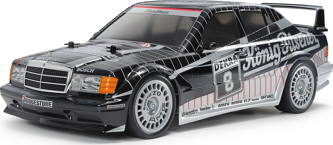 110 Rc Mercedes-Benz 190 E 25-16 Painted Body - 47525 - Tamiya