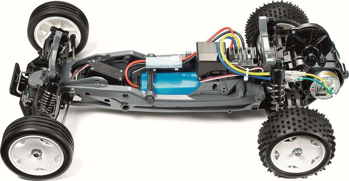 Tamiya - Neo Fighter Buggy Dt-03 Rc Bil Byggesæt - 1 10 - 58587