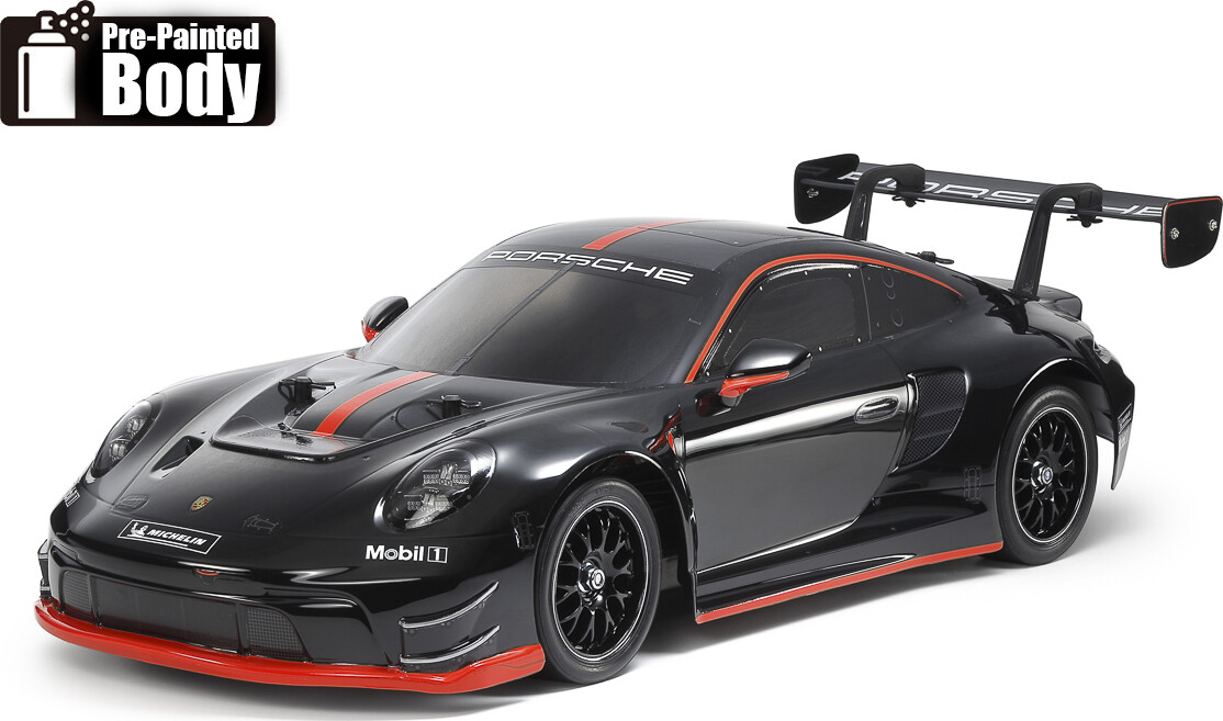 Tamiya 47512 - Porsche 911 Gt3 R 992 Rc - Tt-02 - Painted - 1 10