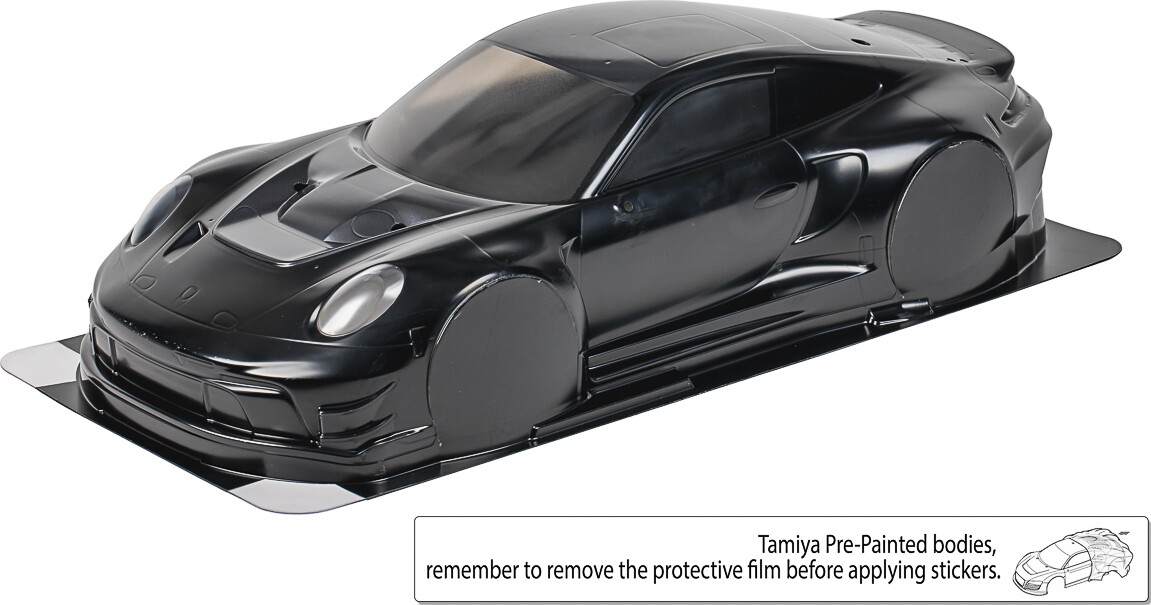 Tamiya 47512 - Porsche 911 Gt3 R 992 Rc - Tt-02 - Painted - 1 10