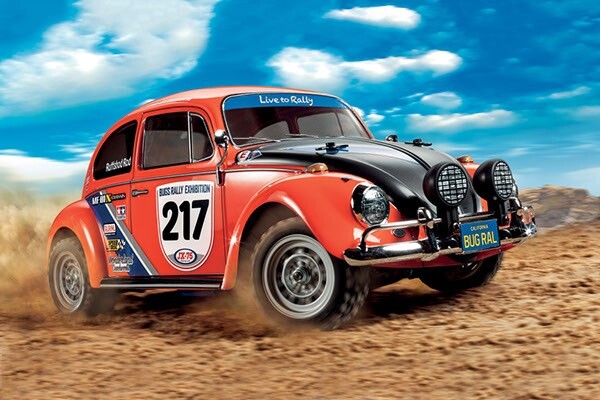 Tamiya - Vw Beetle Rally Rc Bil Byggesæt - Mf-01X - 1 10 - 58650
