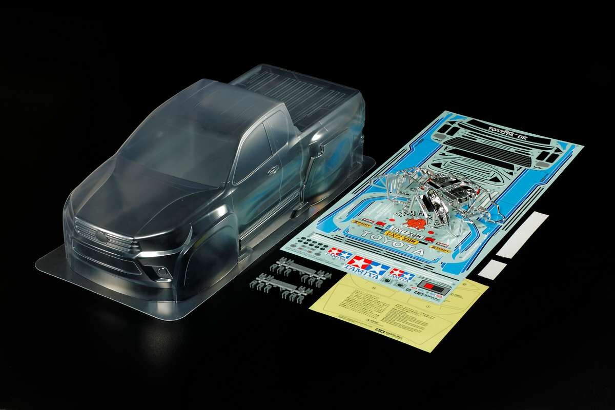 Tamiya - Rc Toyota Hilux Extra Cab Body Parts Set - 1 10 - 51611