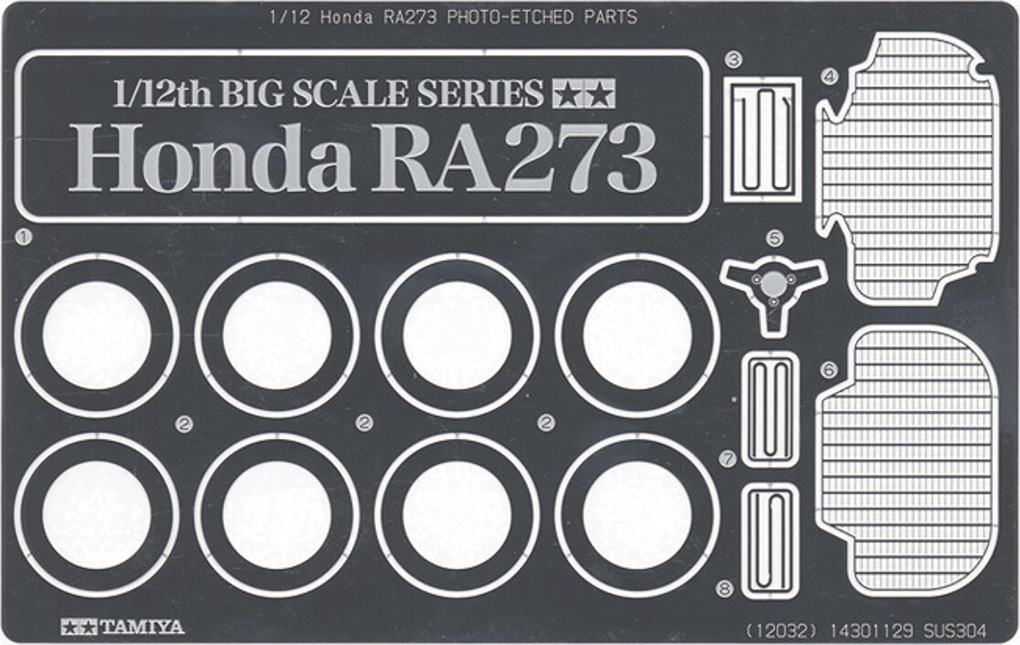 Tamiya 12032 - Honda Ra273 Med Fotoætsede Dele - 1 12