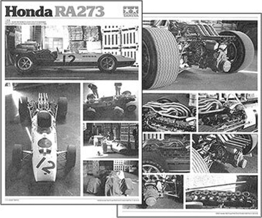 Tamiya 12032 - Honda Ra273 Med Fotoætsede Dele - 1 12